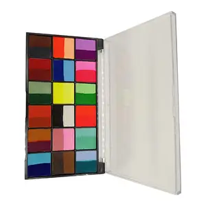 Promotional products 18 colors split cakes private label makeup pigment eyeshadow face and body painting palette