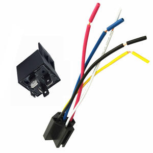 12V 40A 自動車用リレー JD19145 フットプラスチック製背面取り付け穴付きケーブルソケット、ノーマルオープン接点、ROHS準拠 - Product Image 4