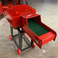 Nouvelle Hacheuse Commerciale Multifonctionnelle Humide/Sec pour Herbe, Paille et Fourrage, Moteur en Cuivre Pur 220V, Haute Productivité 1000kg/h