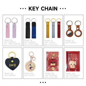 Portachiavi in Vera Pelle con Fiori Colorati per Donne, Doppio Strato in Pelle Bovina - Product Image 6