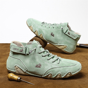 NUEVO Diseño Suela de goma de alta calidad Unisex Causal Walking Style Shoes Zapatillas de deporte de moda <span class=keywords><strong>para</strong></span> hombres Botas de cuero - Product Image 6