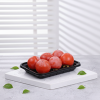 Boîtes en plastique transparentes personnalisables, sûres pour les animaux de compagnie, jetables, recyclables, pour bonbons, fruits, légumes, noix, emballages alimentaires avec couvercles