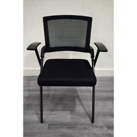 Chaise de bureau pliable à dossier en maille pour salle de conférence et formation