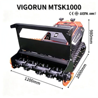 Tondeuse forestière télécommandée Vigorun 800mm 1000mm avec moteur Loncin et télécommande 200m