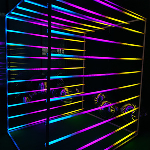 Tùy chỉnh thiết kế có thể tháo rời RGB ánh sáng LED đường hầm ảnh gian hàng trang trí quyến rũ RGB cầu vồng đường hầm ảnh gian hàng - Product Image 6