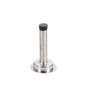 Butée <span class=keywords><strong>de</strong></span> <span class=keywords><strong>porte</strong></span> murale moderne et simple en acier inoxydable anti-collision avec limiteur en caoutchouc étendu, fixation adhésive 3M, personnalisable - Product Image 1
