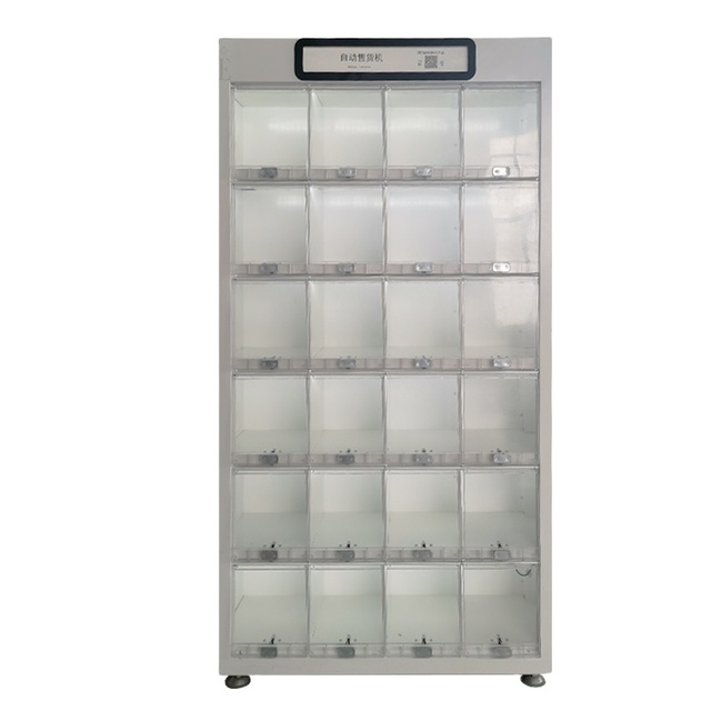 Coin /Bill/Cash/Credit Card Reader Operated Smart Locker Vending Machine With Transparent Door