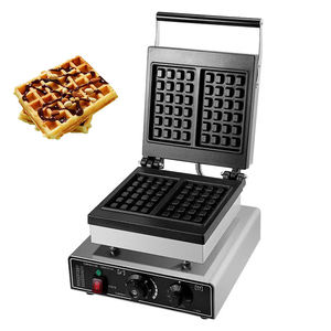 <span class=keywords><strong>Macchina</strong></span> per Waffle Quadrata 220V, Piastra Elettrica di Alta Qualità per 2 Waffle, <span class=keywords><strong>Macchina</strong></span> Professionale per Waffle - Product Image 1