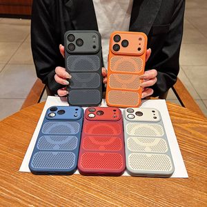 Funda Magnética de Malla Transpirable y Disipadora de Calor para iPhone 18 17 16 15 14 13 12 Pro Max, Funda Texturizada Resistente a Caídas - Product Image 2