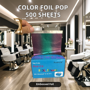 صحائف منبثقة لأعلى للصالونات ، رقائق منقوشة لتصفيف الشعر لعلاج تلوين الشعر بالطعام - Product Image 6