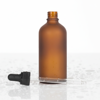 Flacon compte-gouttes en verre dépoli ambré pour huiles essentielles 30 ml, flacon cosmétique 60 ml avec compte-gouttes 1 OZ 2 OZ – Articles en stock