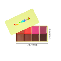 Fard à joues personnalisé à marque privée, fard à joues crème végétarien de haute qualité, palette de fard à joues hautement pigmentée, maquillage crème, fard à joues imperméable