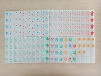 Set Permainan Mahjong Unik 160 Buah Dengan Pola Gelembung dan Balon untuk Penggemar Strategi