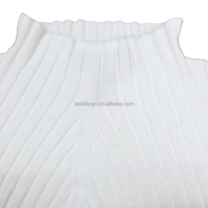 Suéter Básico al por Mayor para Mujer, Jersey de Manga Larga, Cuello Alto, Ajustado, Tejido de Punto, Color Personalizado - Product Image 3