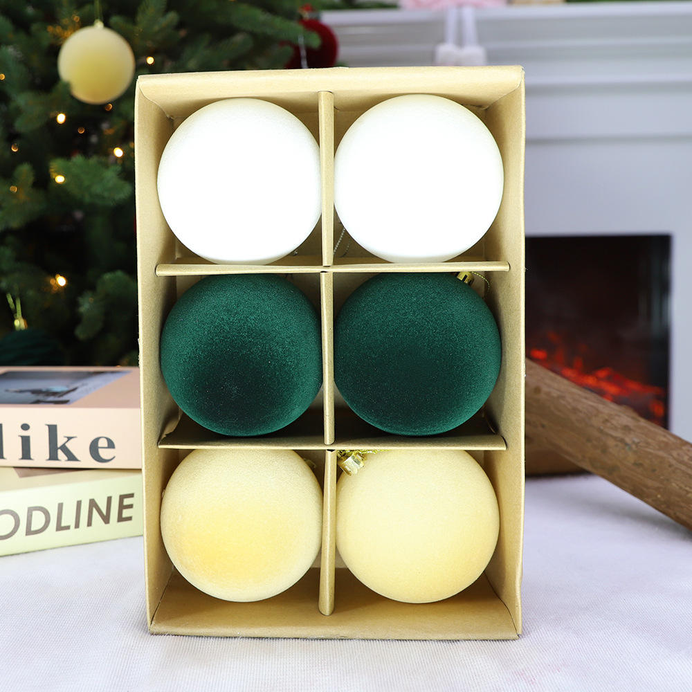 ลูกบอลฝูง6CMThree-color (6แพ็ค)