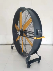 220V 2M 0.75KW Portable Pmsm Motor Wheel Free <b>Standing</b> HVLS <b>Fan</b> Gym IP55 Protection 1000m/min Air Volume - Product Image 4