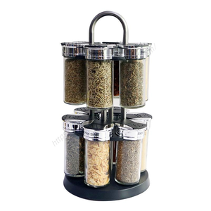 Ensemble de bouteilles et boîtes à épices rotatives à double couche BB045 pour cuisine, vente en gros - Product Image 1