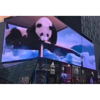 TOPvision Dış Mekan Panel Led Reklam Ekranı Renkli Şelale Duvara Monte Kore Billboard Ultra 3D Görüntü Resim Göstergesi