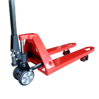 Chariot à palettes manuel hydraulique ICHIMENS en promotion, 520x1150mm, roues tandem en caoutchouc/PU, 2,5 tonnes, transport intérieur/extérieur, garantie 3 ans