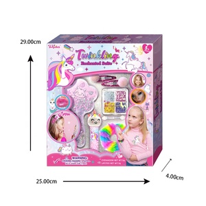 Juego <span class=keywords><strong>de</strong></span> regalo <span class=keywords><strong>de</strong></span> lápiz labial encantador <span class=keywords><strong>para</strong></span> niñas, sombra <span class=keywords><strong>de</strong></span> ojos adolescente y soporte <span class=keywords><strong>para</strong></span> el cabello arcoíris, juego <span class=keywords><strong>de</strong></span> <span class=keywords><strong>maquillaje</strong></span> <span class=keywords><strong>para</strong></span> fiesta, juego <span class=keywords><strong>de</strong></span> juguete <span class=keywords><strong>de</strong></span> <span class=keywords><strong>maquillaje</strong></span> <span class=keywords><strong>para</strong></span> niños - Product Image 3