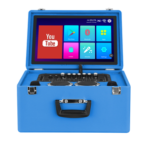 2025 phong cách mới kép 4inch woofer công suất cao CE FC RoHS mini xách tay x-sticker Boombox rung Loa <span class=keywords><strong>Android</strong></span> Máy karaoke - Product Image 2