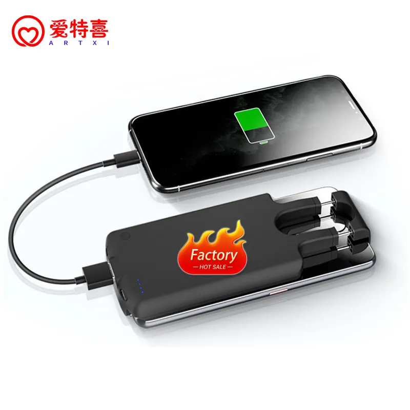 2024 новых продуктов Универсальный Задний зажим power bank Быстрая быстрая зарядка TYPE-C входной выходной Аккумулятор Чехол для samsung для huawei