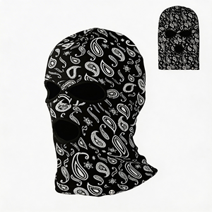 Pasamontañas de Doble Capa Y2K, Máscara de Esquí Ajustable, para Deportes al Aire Libre, Fiestas, Uso Diario, Unisex, Protección Térmica para Frío Extremo - Product Image 4