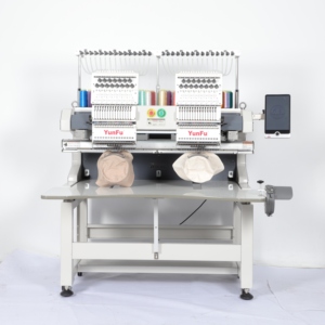 Máquina <span class=keywords><strong>de</strong></span> Bordado Computarizada DDP YUNFU <span class=keywords><strong>de</strong></span> Alta Calidad con 2 Cabezales y 12/15 Agujas <span class=keywords><strong>de</strong></span> 400*500 mm para Gorras, Sudaderas y Camisetas - Product Image 5
