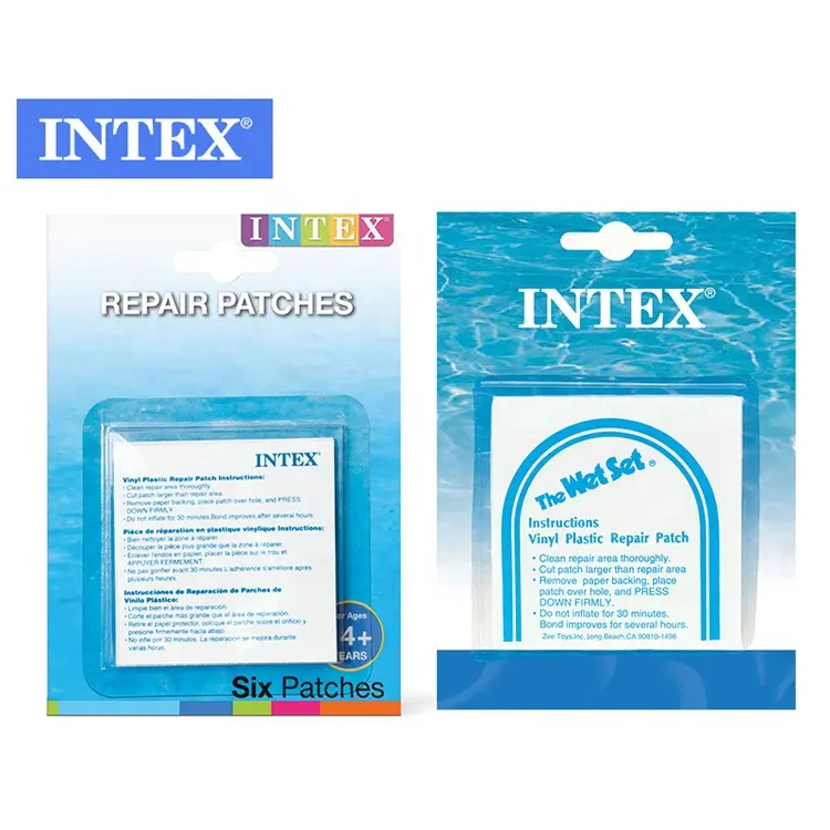 Intex-Parches de reparación de productos inflables para piscina, de vinilo, 59631