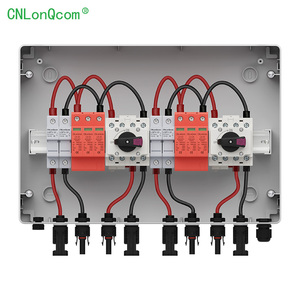กล่องรวมสายไฟโซลาร์เซลล์ CNLonQcom ราคาโรงงาน 2 เข้า 2 ออก 2 สตริง 32A 1000V IP65 กล่องสำหรับภายนอกอาคาร รุ่น LQX-DC100V 2-2 Pv Combiner - Product Image 2