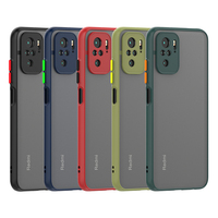 Coque arrière en TPU mat givré, acrylique rigide, PC fumé, prix bas, pour Xiaomi Redmi Note10 4G Note 10S version indienne
