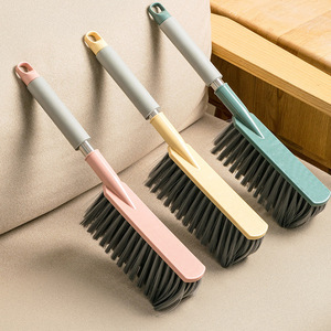 Bed <b>Brush</b> Nylon Soft Bristles Long Handle For Sofa And Bed Cleaning Pink Yellow Green - Product Image 1