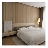 Panneau mural rainuré en composite bois-plastique (WPC) écologique, moderne, imperméable, à motif floral, pour appartement