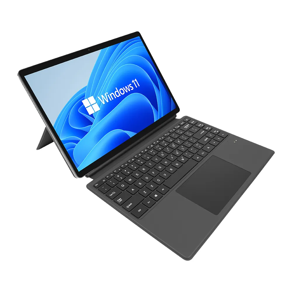 İnanılmaz 14 inç tablet windows standı ile ayrılabilir klavye win 11 N100 high end dijital tabela tablet yüzey oem tablet pc
