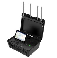Détecteur anti-drone à double puissance Portée de 10km Batterie et fonctionnement en courant alternatif pour la détection continue de drone UAV 24/7