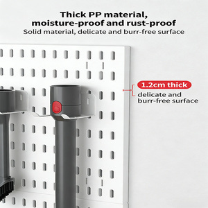 Système d'organisation mural avec crochets pour outils de garage, accessoires de cuisine et maison – Organisateur gain de place - Product Image 4