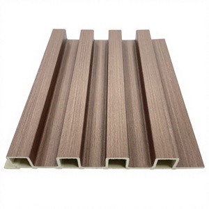 Wholesale High Quality Laminated Waterproof ROHS Compliant WPC European Eco-Friendly <b>Fluted</b> Wall Panel for Restaurant Decoration - Product Image 1