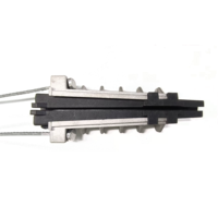 Telecom ADSS Fiber Optic Pole Line Installation Drop Tension Cable Pince d'ancrage en aluminium