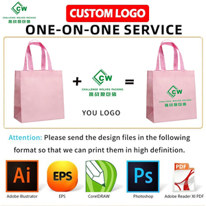 Sacs de courses écologiques en non-tissé avec poignées en sangle PP et <span class=keywords><strong>lettres</strong></span> de logo personnalisées en gros - Product Image 2