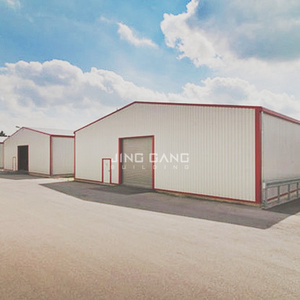 Kim Loại Nhà kho hội thảo mở thép mái cấu trúc nhà kho công nghiệp xây dựng tiền chế Sandwich Panel tường - Product Image 3