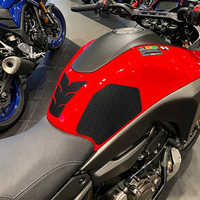 Autocollants imperméables pour moto, tampon de réservoir de carburant en caoutchouc 3D, autocollants de protection antidérapants pour TRACER 700