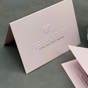 Biglietti d'invito per feste di nozze di migliore qualità con stampa personalizzata di lusso con testo <span class=keywords><strong>e</strong></span> Logo in rilievo - Product Image 1