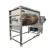 Mélangeur horizontal à vis pour poudre sèche 1000L avec moteur, pour l'alimentation, les produits chimiques et la construction, capacité 500kg, multifonctionnel