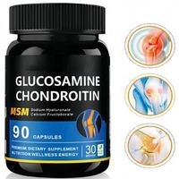 Complément articulaire et osseux OEM Glucosamine, Chondroïtine et MSM HCl 500mg 1500mg 800 MSM Calcium Glucosamine Chondroïtine en capsules