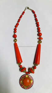 Suministro de fábrica de resina epoxi, joyería de moda, collares de resina con juego de pendientes para ocasiones de boda y fiesta a precio de exportación - Product Image 4