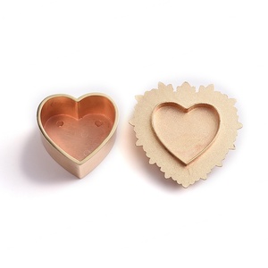 Estuche de Joyería Portátil con Forma de Corazón Retro para Mujer, Fabricado en China, Caja de Regalo para Joyas - Product Image 5