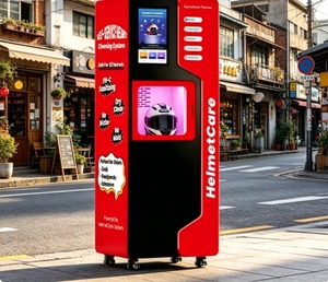 Machine automatique de nettoyage de casques avec monnayeur pour <span class=keywords><strong>pesos</strong></span> - Product Image 1