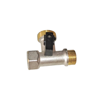 Vente directe du fabricant Vanne à boisseau sphérique en laiton Vanne d'eau à interrupteur manuel à trois voies Filetage interne externe pour contrôle de gazole OEM