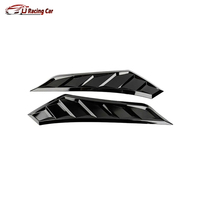 Autocollants de capot en forme de requin pour Honda Civic 10e génération 2016-2020, décoration extérieure de voiture en ABS, prise d'air pour moteur