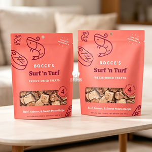 Bolsa de 113g (4oz) para Golosinas de Mascotas con Impresión Personalizada, Tipo Stand-Up con Ventana y Cierre Zip, Impresión Digital, Fabricante - Product Image 3